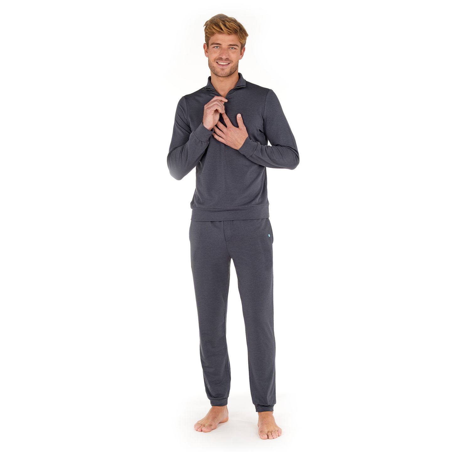 Мужская домашняя одежда Hom Homewear, цвет: Anthrazit — фото 1