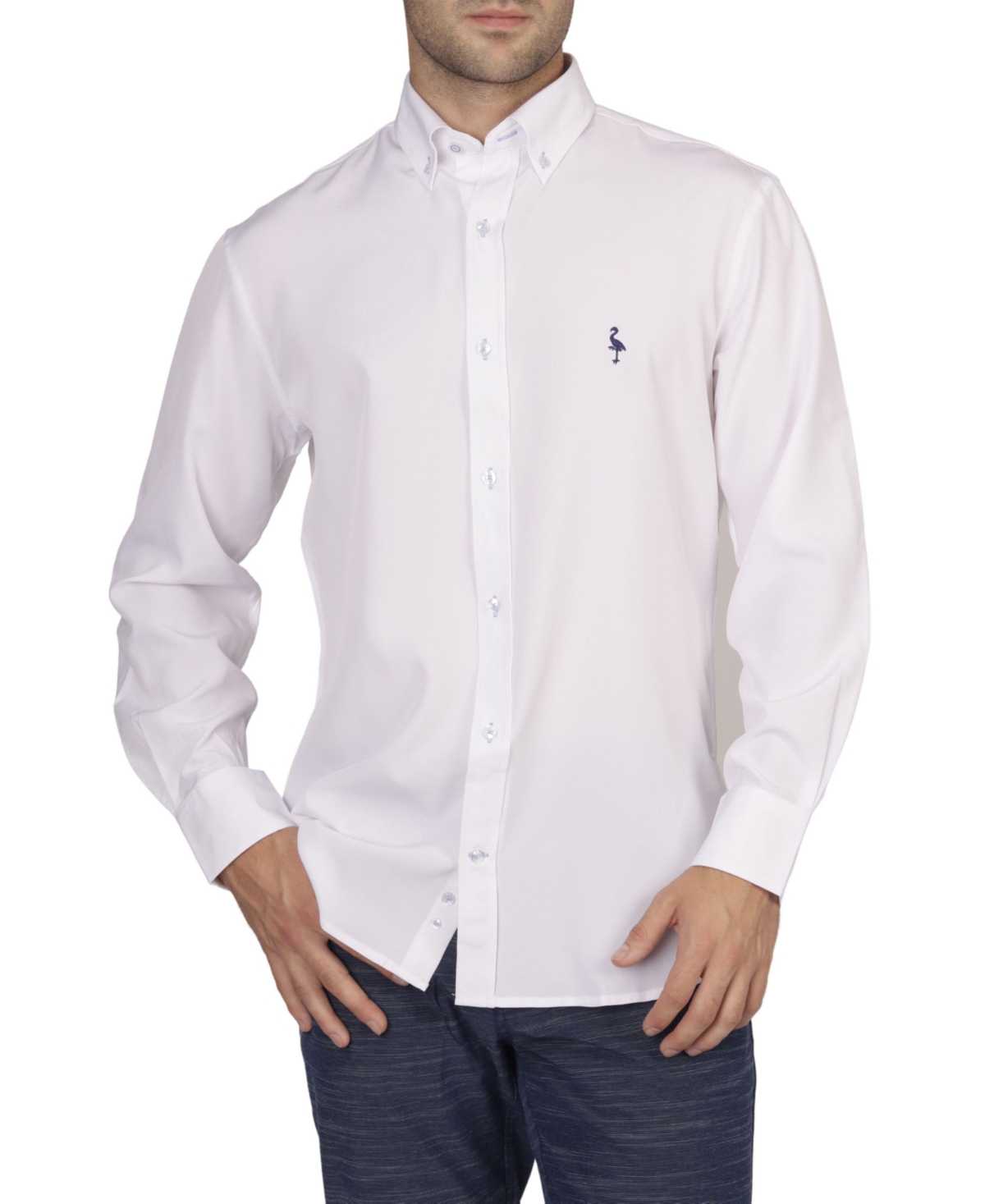 TAILORBYRD MENS SOLID "ON THE FLY" SHIRT