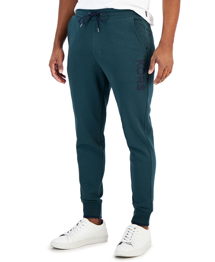 Michael Kors Men's Fleece Logo Drawstring Jogger Pants - Macy's