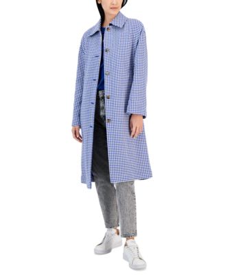 HUGO - Women's Cotton Houndstooth Trench Coat