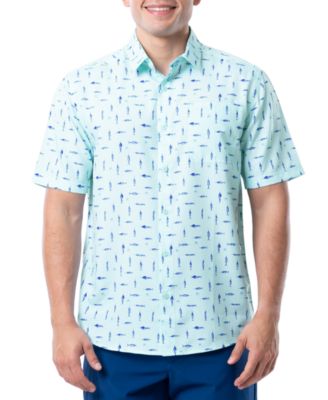 Guy Harvey - Men's Short-Sleeve Cationic Hooks Fishing Shirt