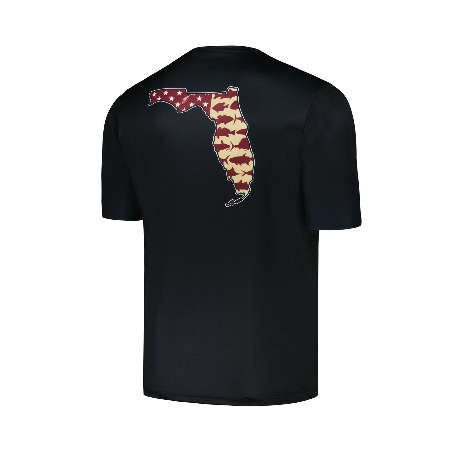 Men's Black Florida State Seminoles Terminal Tackle State Omni-Shade T-shirt