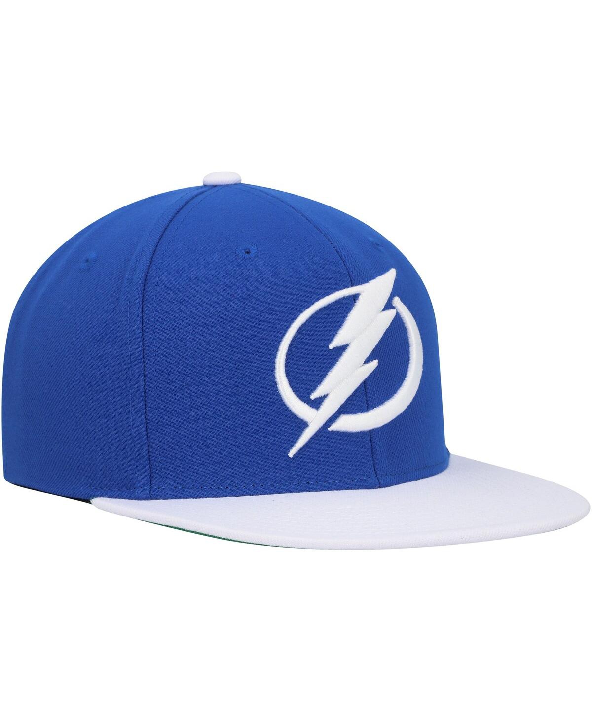 Mitchell & Ness Men's  Blue Tampa Bay Lightning Core Team Ground 2.0 Snapback Hat In Blue