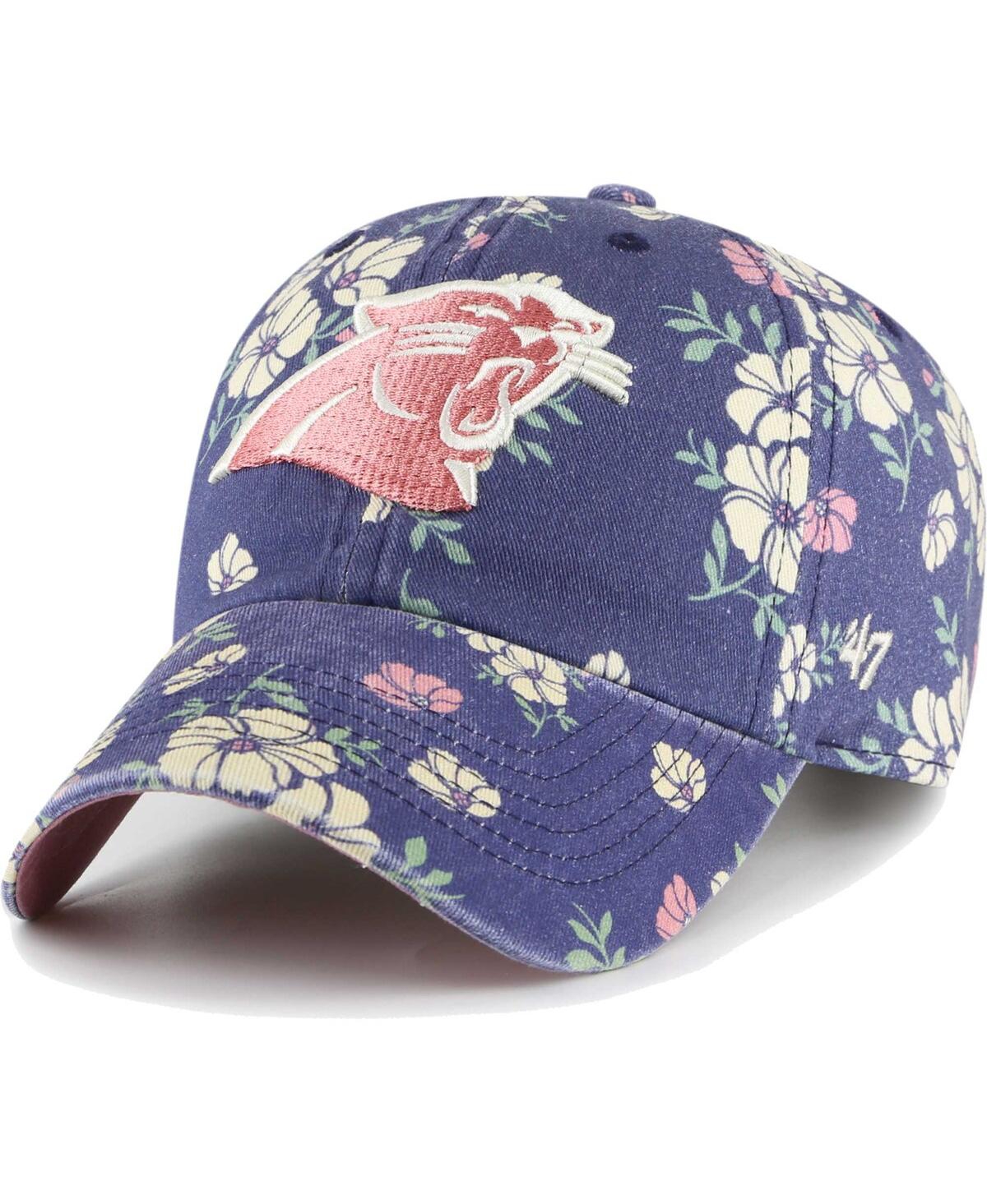 47 Brand Women's ' Navy Carolina Panthers Primrose Clean Up Adjustable Hat
