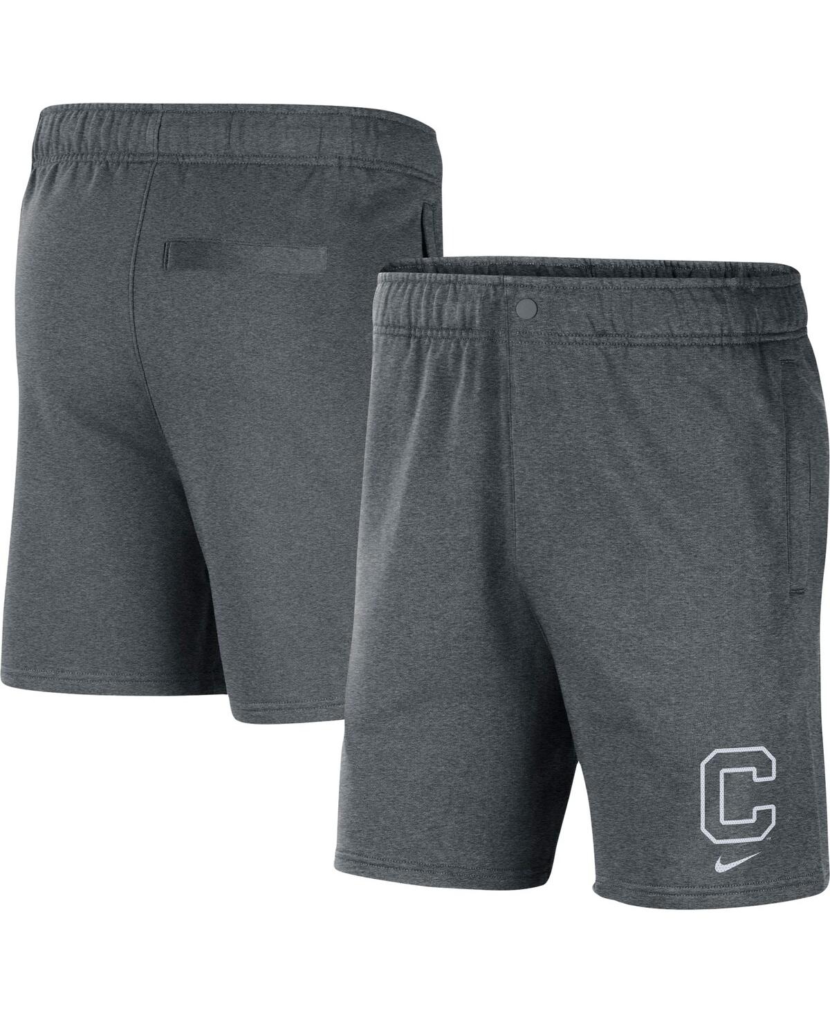 Nike Men's  Gray Clemson Tigers Fleece Shorts