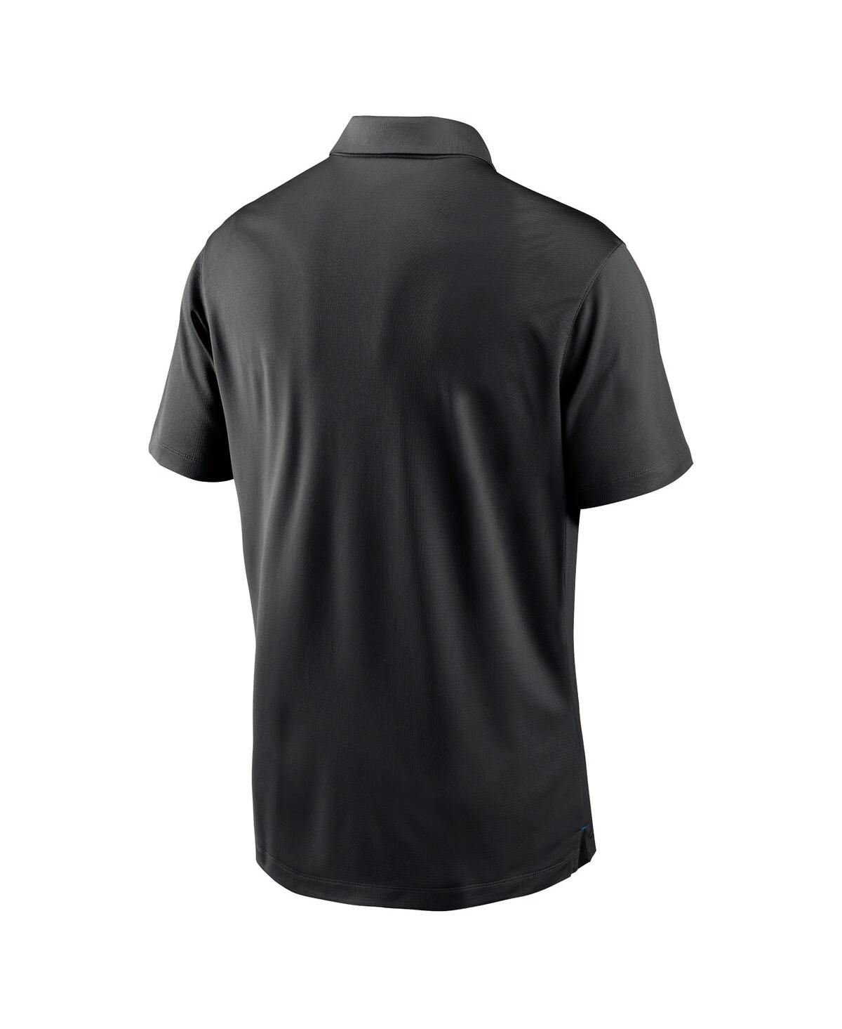 Shop Nike Men's  Black Carolina Panthers Vapor Performance Polo Shirt
