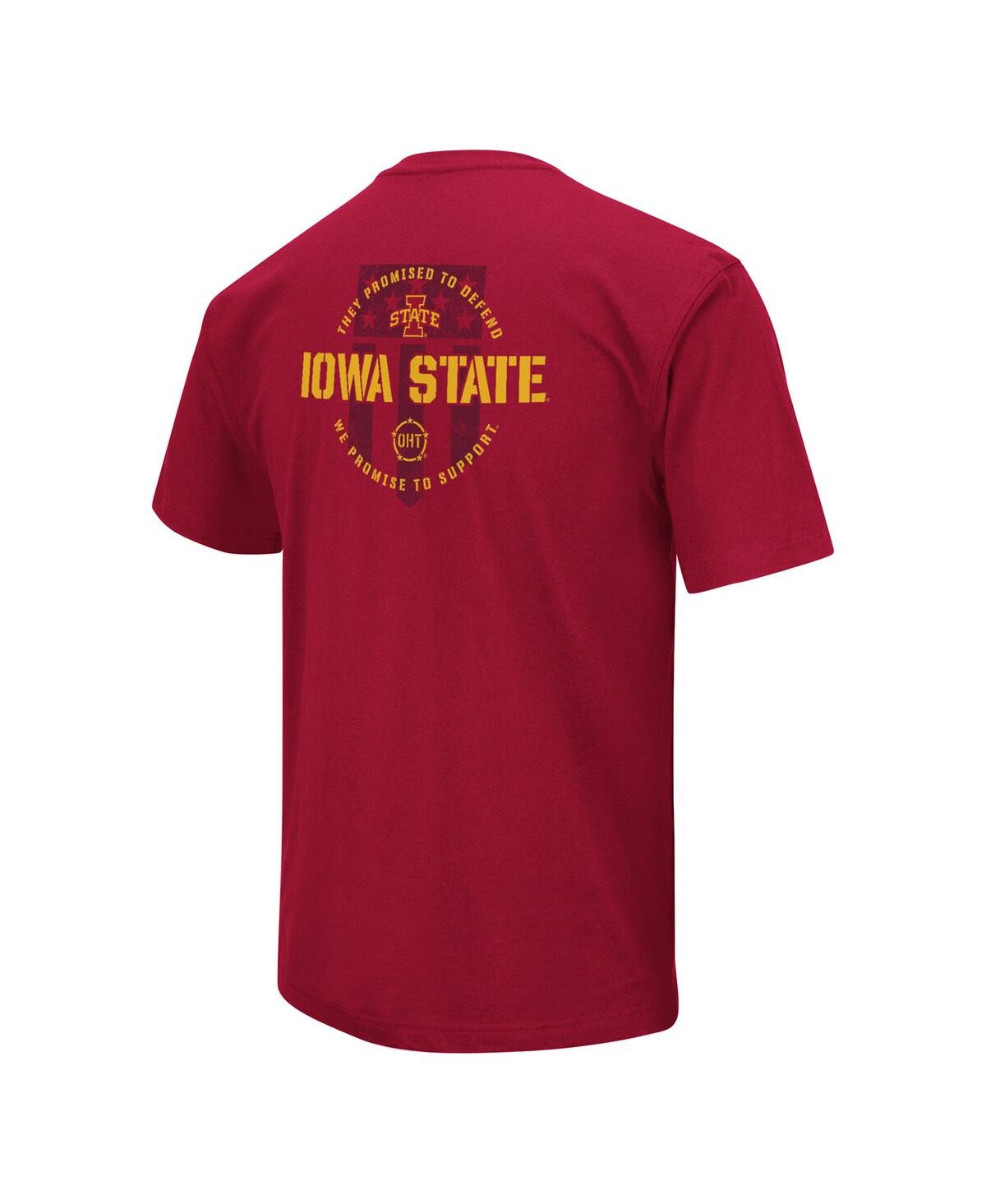 Shop Colosseum Men's  Cardinal Iowa State Cyclones Oht Military-inspired Appreciation T-shirt