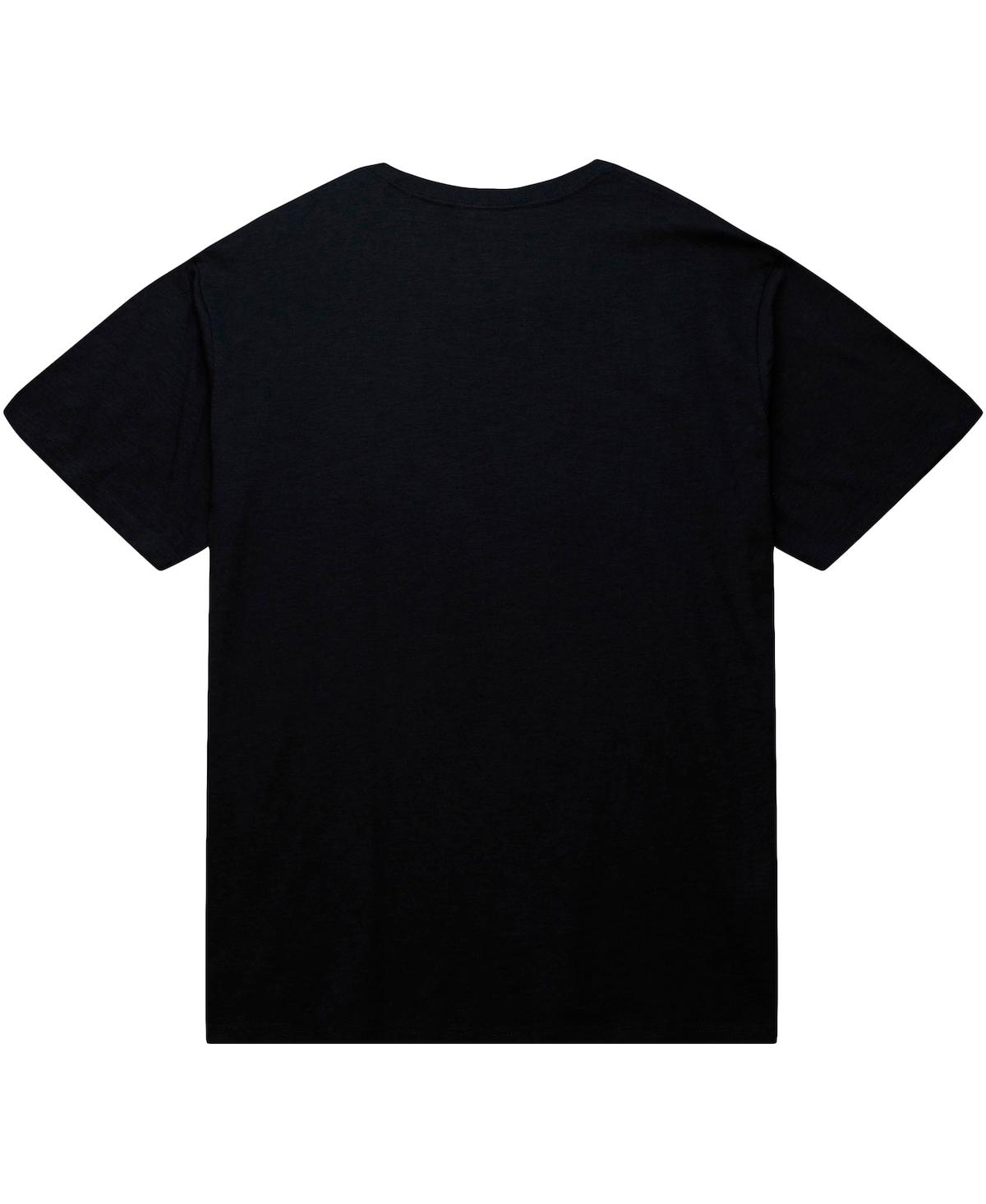 Shop Mitchell & Ness Men's  Black Distressed Vancouver Grizzlies Hardwood Classics Legendary Slub T-shirt