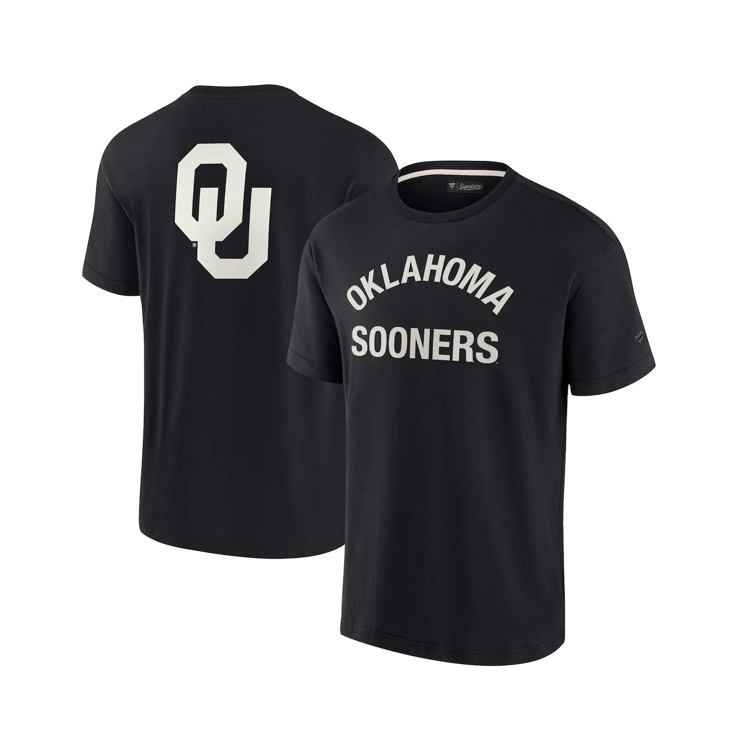 Футболка Fanatics Signature Black Oklahoma Sooners Super Soft Short Sleeve — фото 1