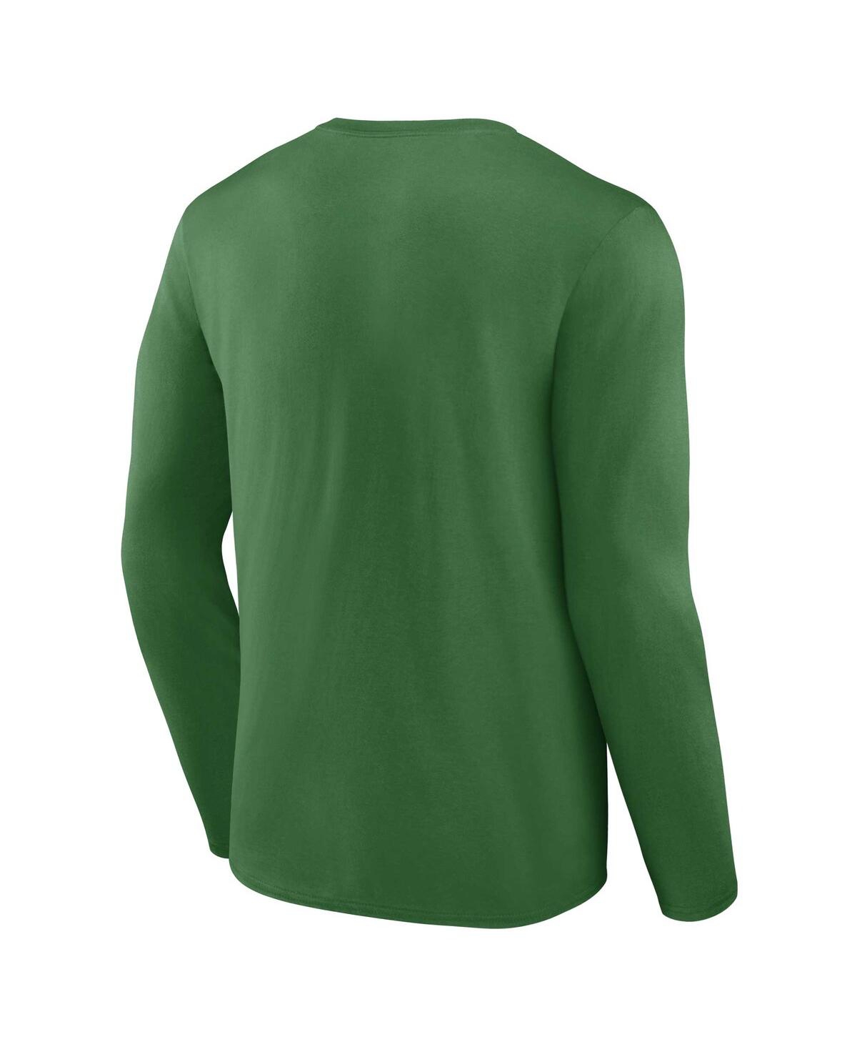 Shop Fanatics Men's  Green Oregon Ducks Campus Long Sleeve T-shirt