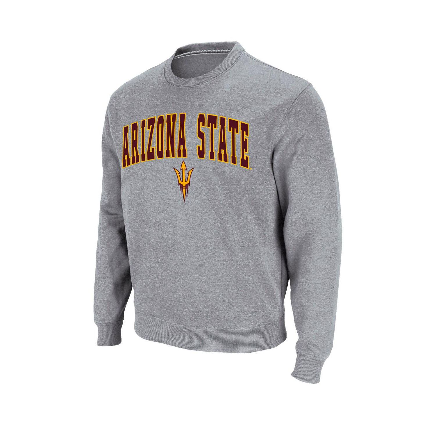 Men's Arizona State Sun Devils Arch & Logo Pullover Sweatshirt
