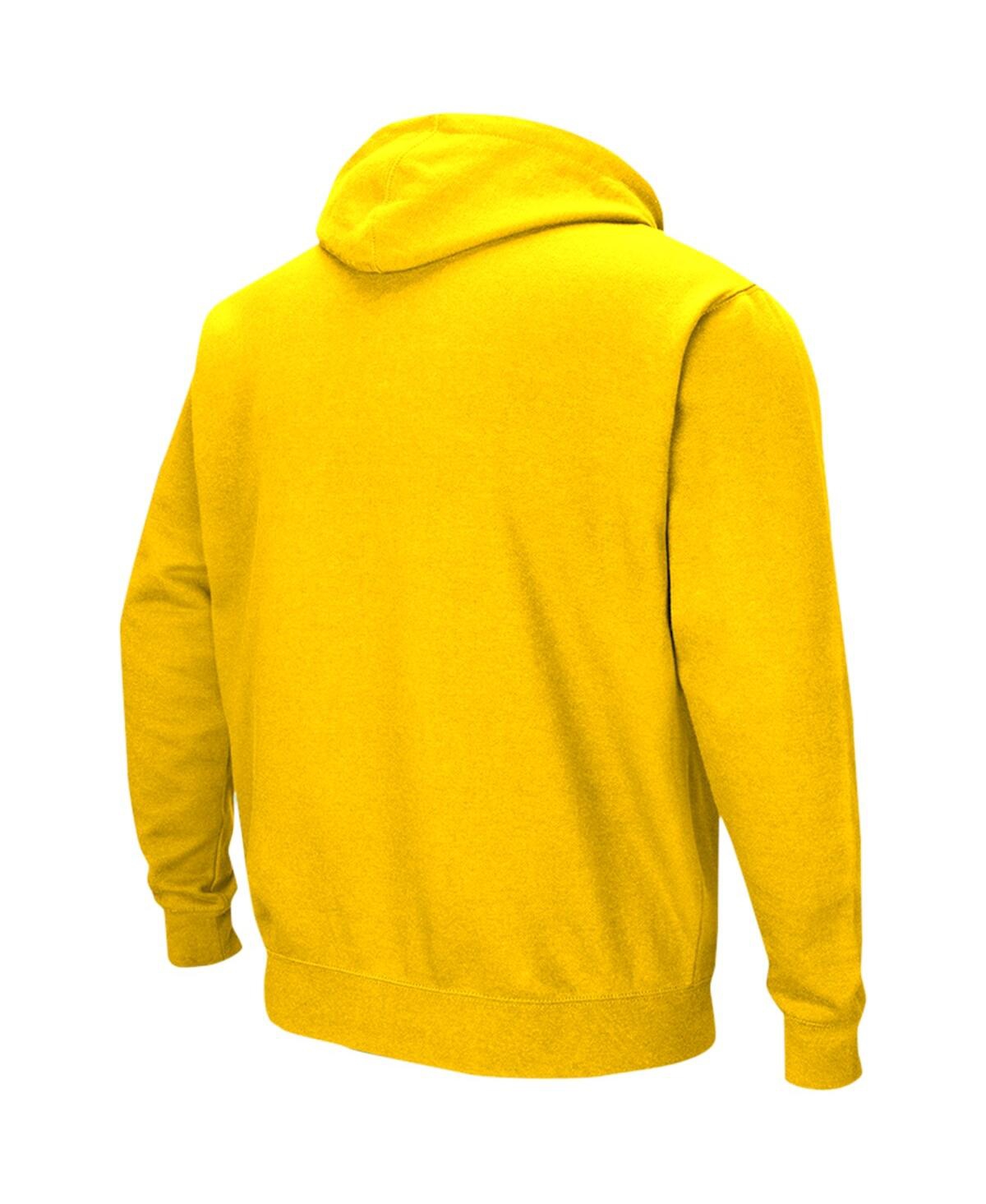 Shop Colosseum Men's  Gold Lsu Tigers Double Arch Pullover Hoodie