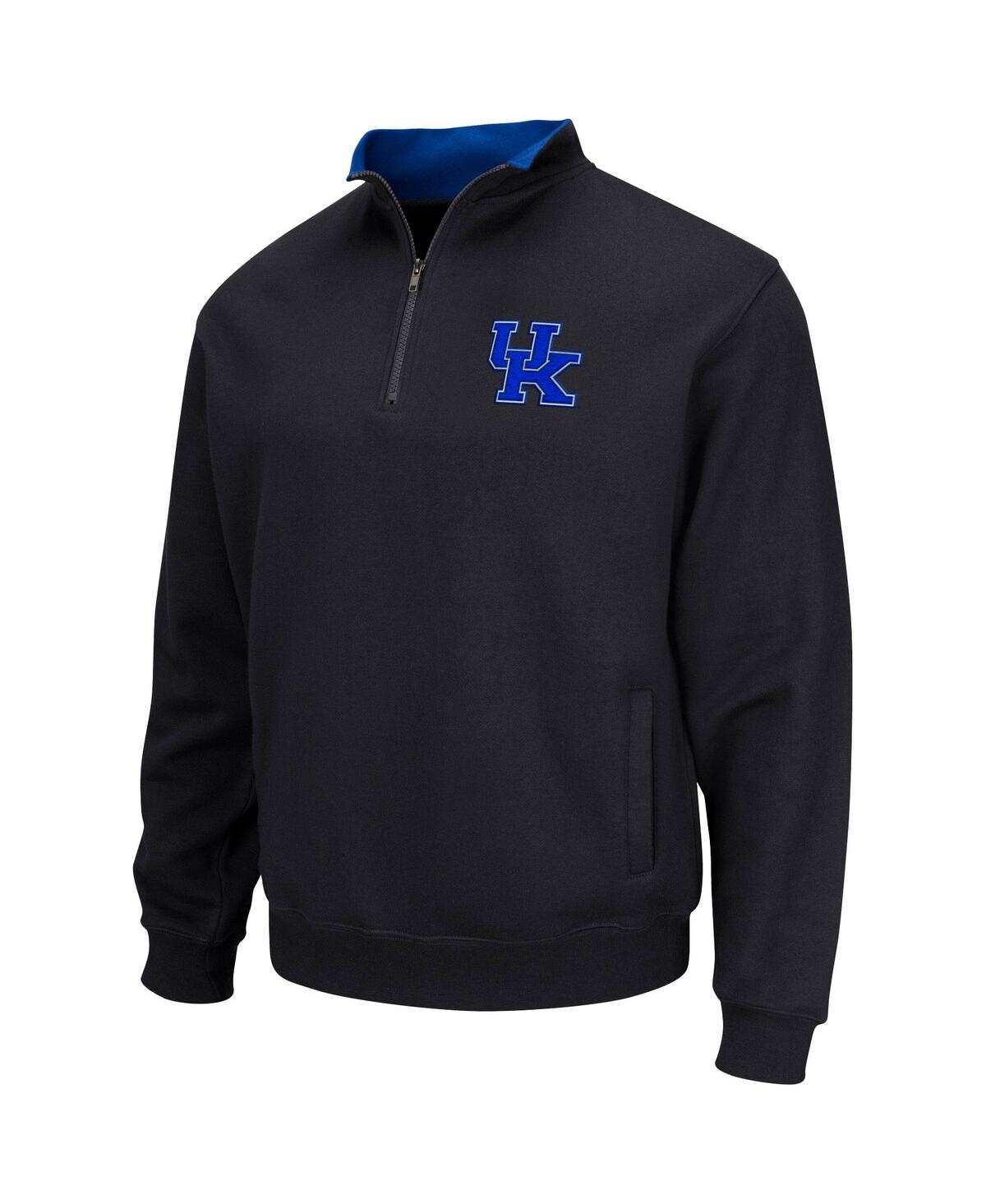 Shop Colosseum Men's  Black Kentucky Wildcats Tortugas Quarter-zip Top