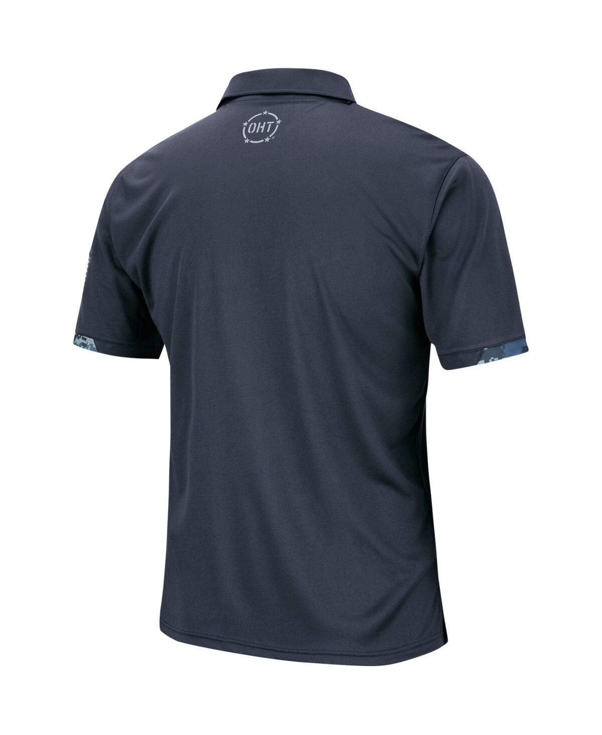 Colosseum Men's Charcoal Mississippi State Bulldogs Oht Military Inspired Appreciation Digital Camo Polo In Charcoal