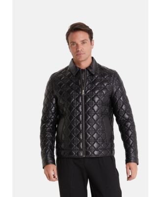 Men's Fashion Jacket, Nappa Black