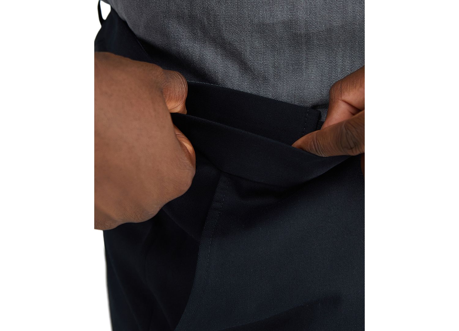 Men's Big & Tall Premium No Iron Khaki Classic Fit Flat Front Hidden Expandable Waistband Pants