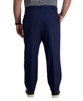 Big & Tall Cool Right Performance Flex Classic Fit Flat Front Pant 