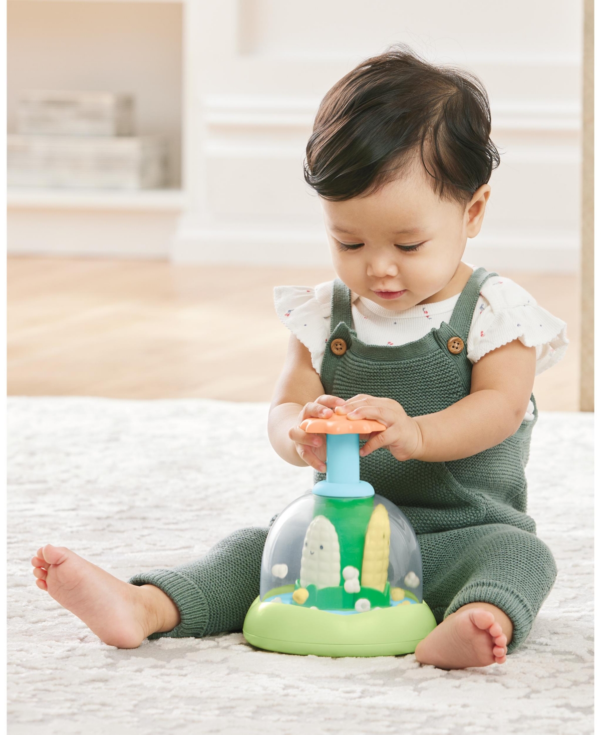 Shop Skip Hop Farmstand Push And Spin Baby Toy In Multi