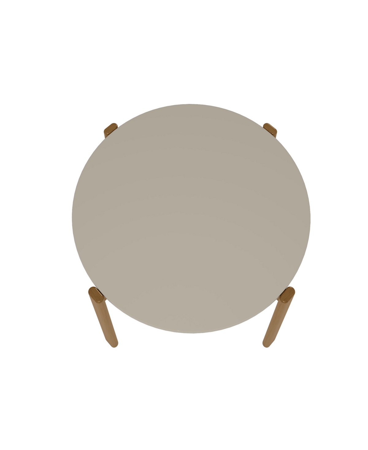 Manhattan Comfort Gales Medium Density Fiberboard Round Dining Table