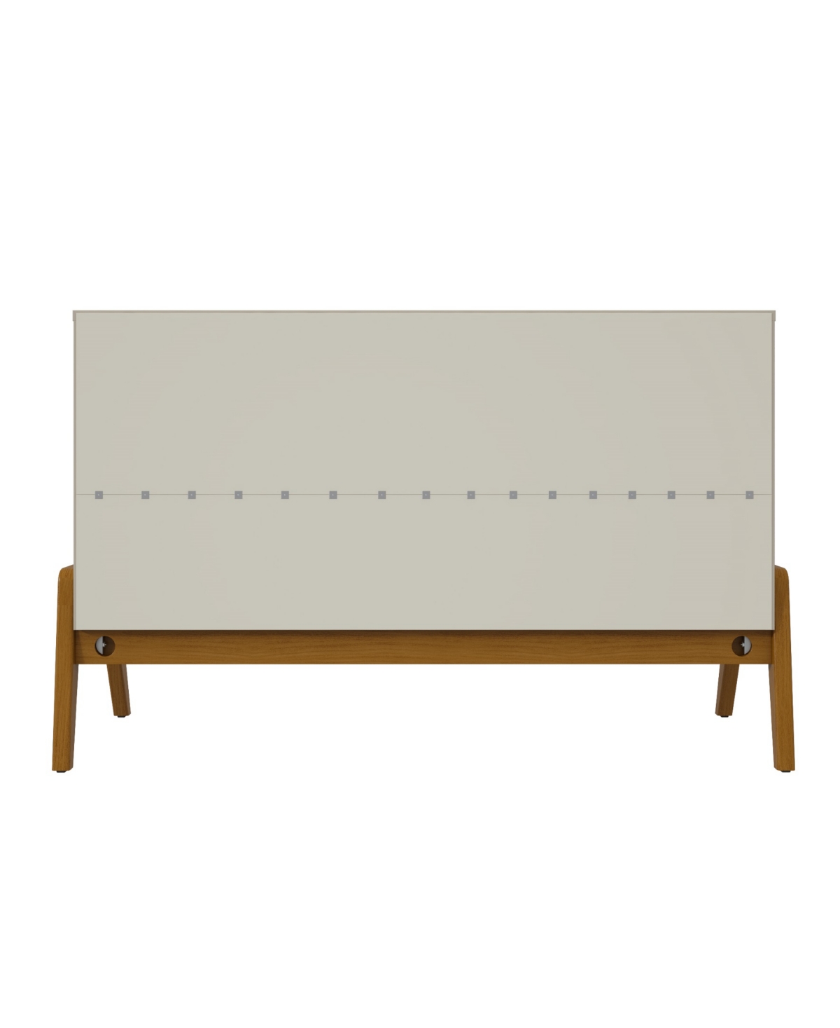 Manhattan Comfort Gales 48.50" Medium Density Fiberboard 4-shelf Sideboard In Matte White