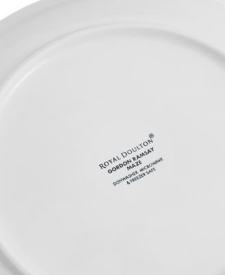 Gordon Ramsay Maze Salad Plate, Set of 4, Service for 4