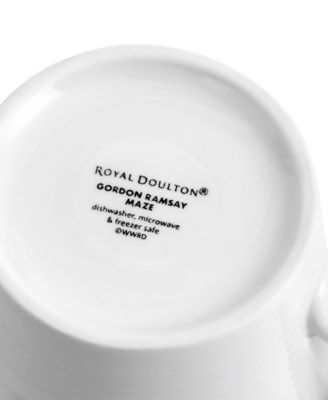 Gordon Ramsay Maze Mug, Set of 4, Service for 4