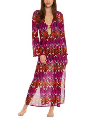 Trina Turk - Women's Echo Mesh Maxi Dress Cover-Up