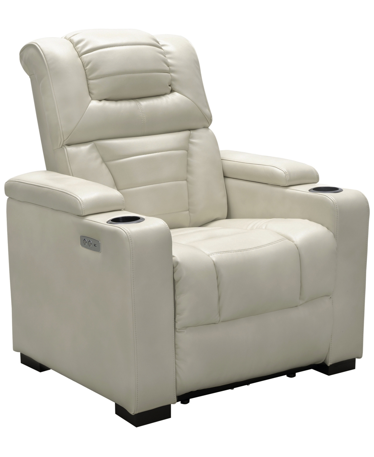 Abbyson Living Galaxy 36.5" Power Theater Recliner In Ivory