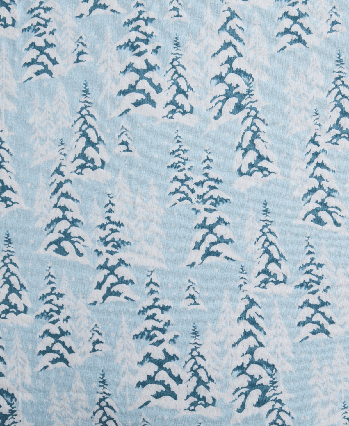 Shop Bearpaw Winter Trees 100% Cotton Flannel 4-pc. Sheet Set, King In Blue