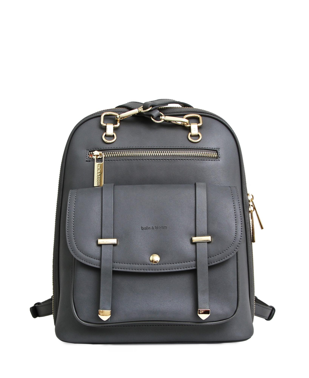 5th Ave Leather Backpack - Burgundy