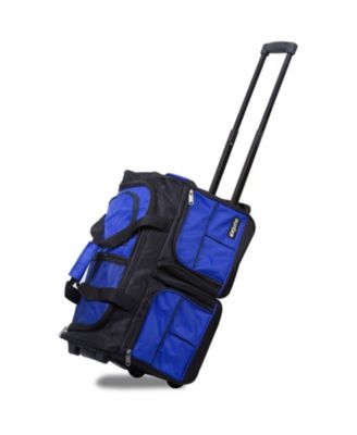 Dejuno Expedition Pro 20-Inch Carry-On Rolling Duffle Bag