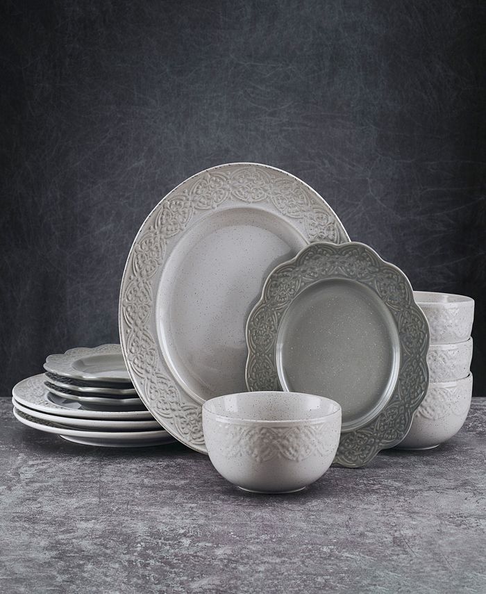 Pfaltzgraff Gia 12Pc Dinnerware Set, Service for 4 Macy's