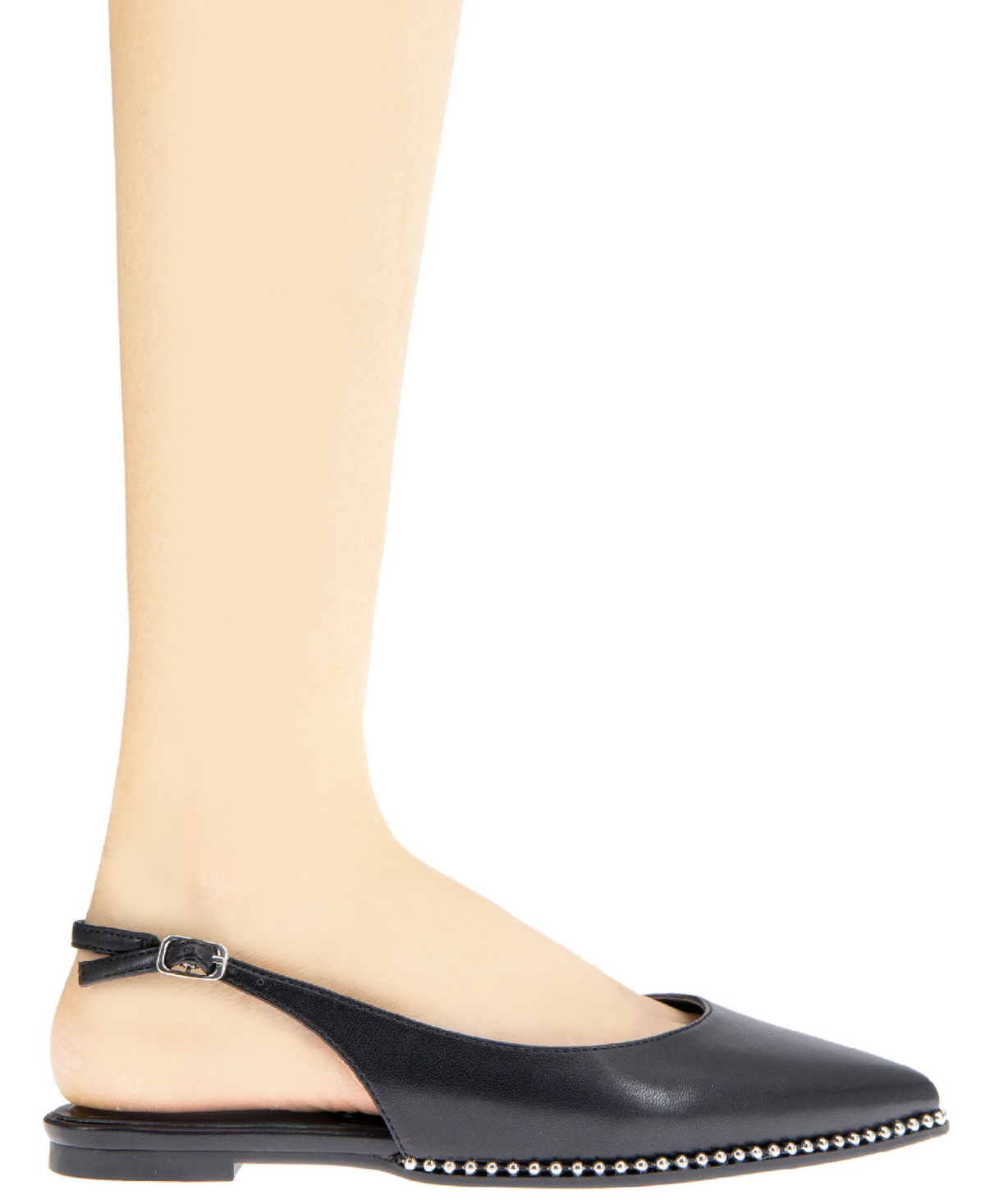 Bcbgeneration Women's Valerie Studded Slingback Pointed-toe Flats In Snake