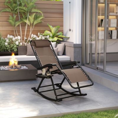 Rocking Zero Gravity Lounge Chair, Folding,