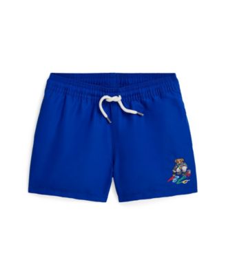 ralph lauren blue swim shorts