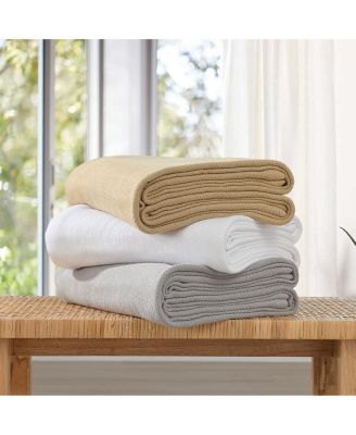 100% Cotton Blanket/Throw Jacquard, Twin/Twin XL