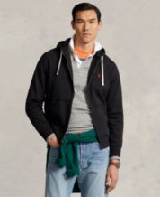 Black polo 2025 zip up jacket