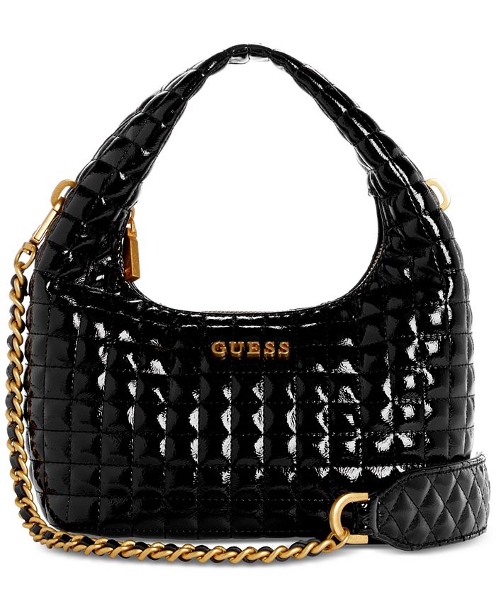 GUESS Tia Small Quilted Hobo Crossbody - Macy's