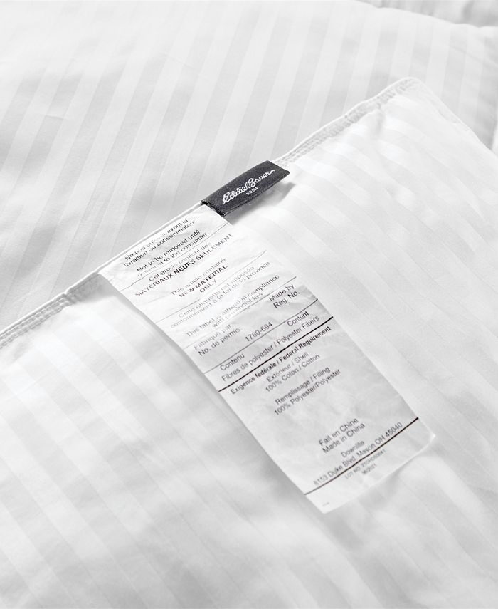 Eddie Bauer All Seasons 400 Thread Count Down Alternative Striped