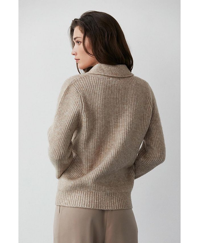 CRESCENT Women's Vianna Shawl Neck Sweater Cardigan Macy's