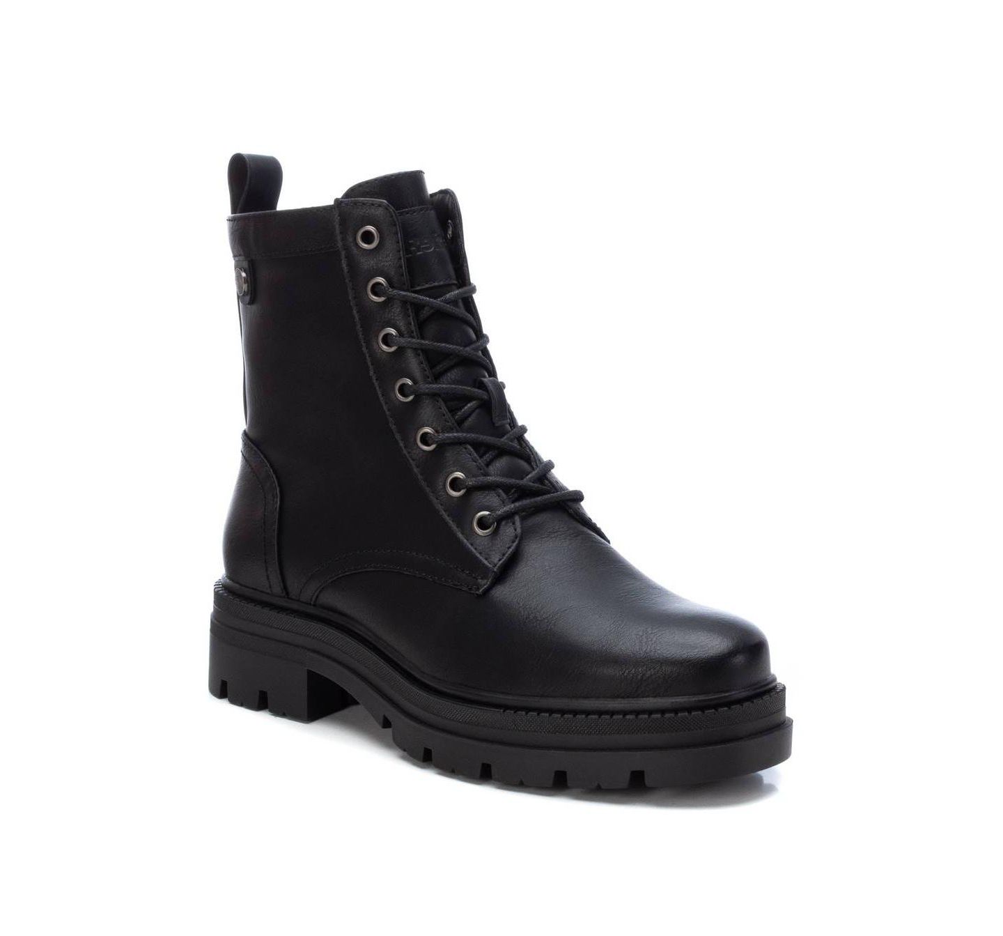 Женские ботинки XTI Lace-Up Booties, цвет: Чёрный — фото 1
