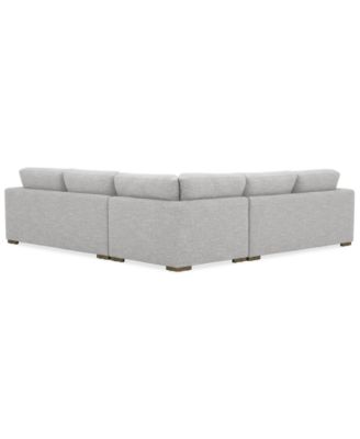 CLOSEOUT! Vasher 114" 3-Pc. Fabric Sectional Sofa, Created for Macy's