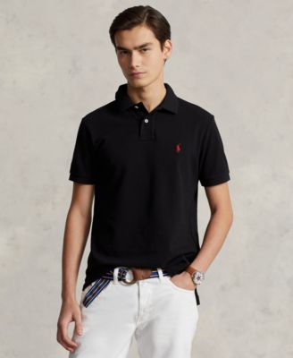 Men's Custom Slim Fit  Mesh Polo
