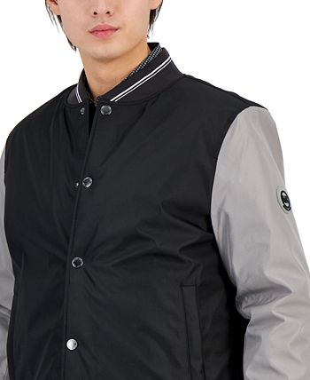 Men s Colorblocked Baseball Jacket
