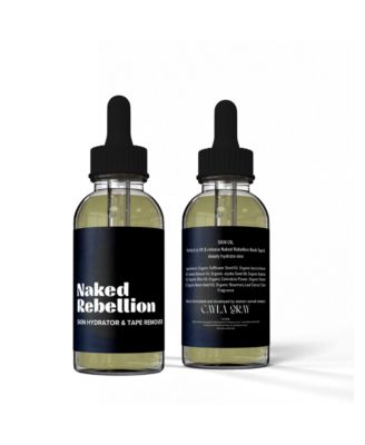 Women's The Nudist Kit: Nude Shade Sweat-Proof Boob Tape, Skin Hydrator and Tape Remover Body Oil & Reusable Nipple Stickies