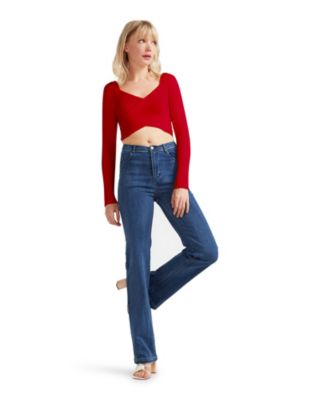 Forget Me Not Knit Crop