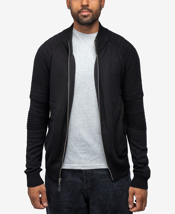 X-Ray Men's Full-Zip Sweater Jacket - Macy's