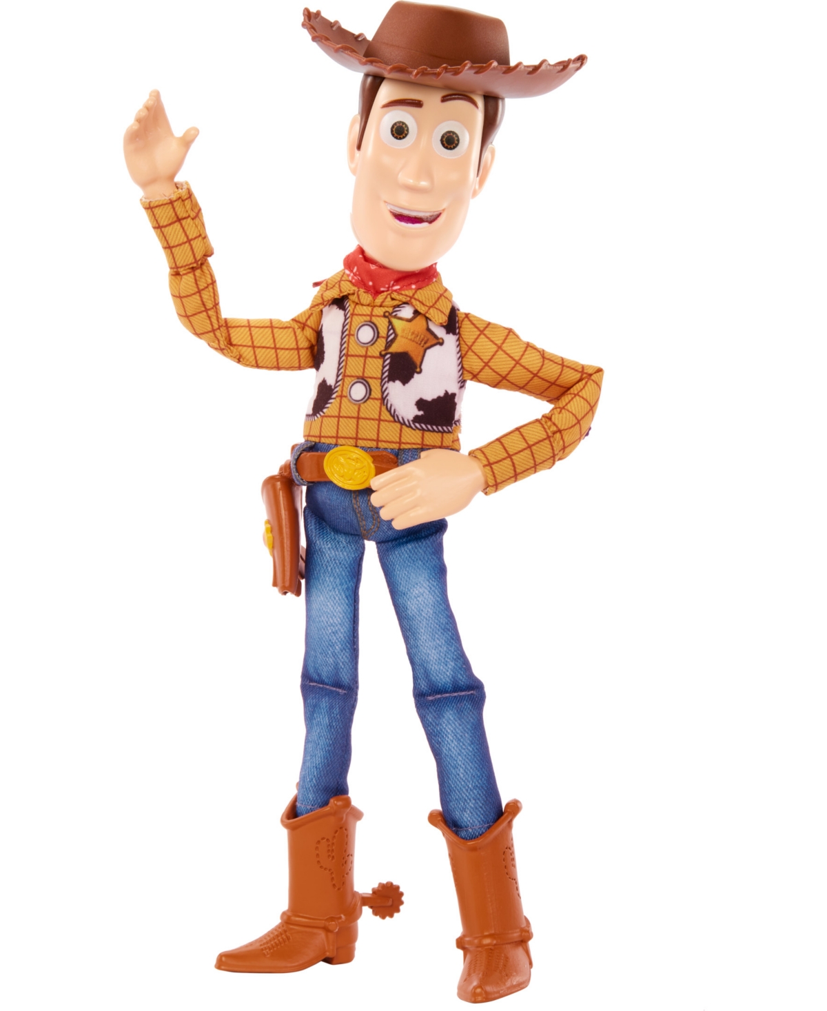 Shop Disney Pixar Toy Story Roundup Fun Woody Large Talking Figure, 12" In Multi-color