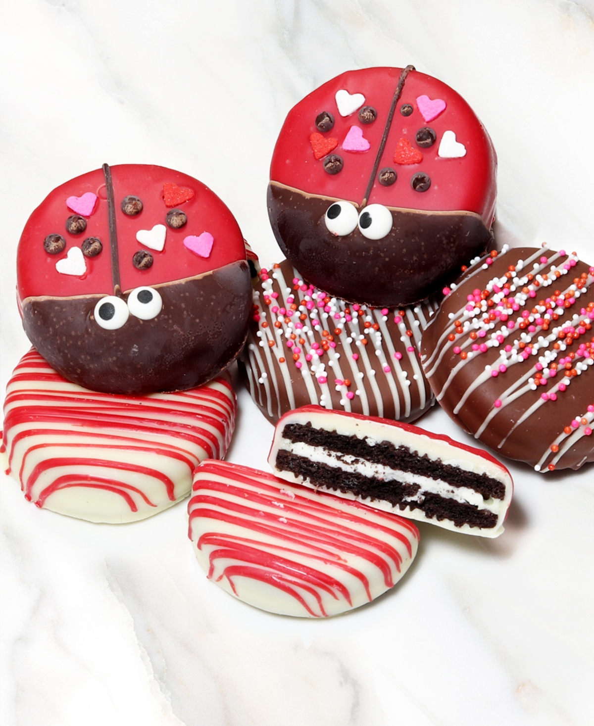 Shop Chocolate Covered Company Love Bug Belgian Chocolate Covered Oreo Cookies In No Color