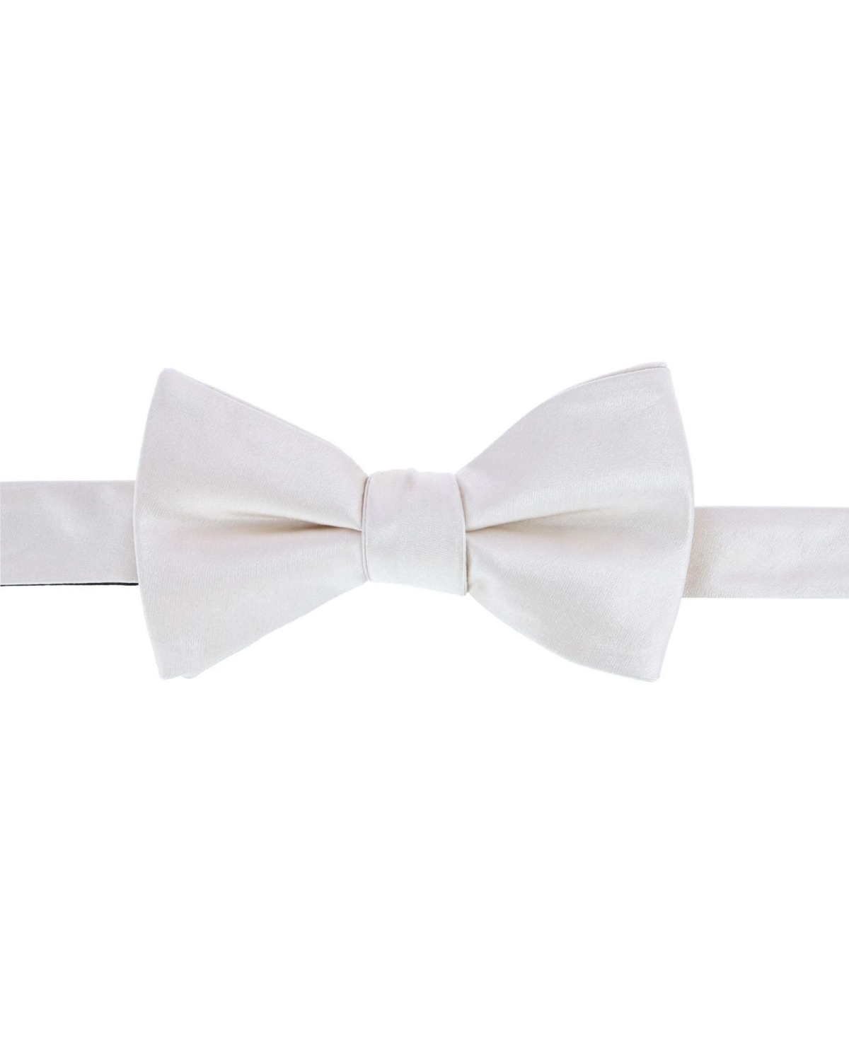 Sutton Solid Color Silk Bow Tie - Navy